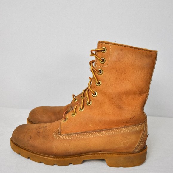 Vintage Timberland 9-Eye Wheat Boots - Picture 2 of 12